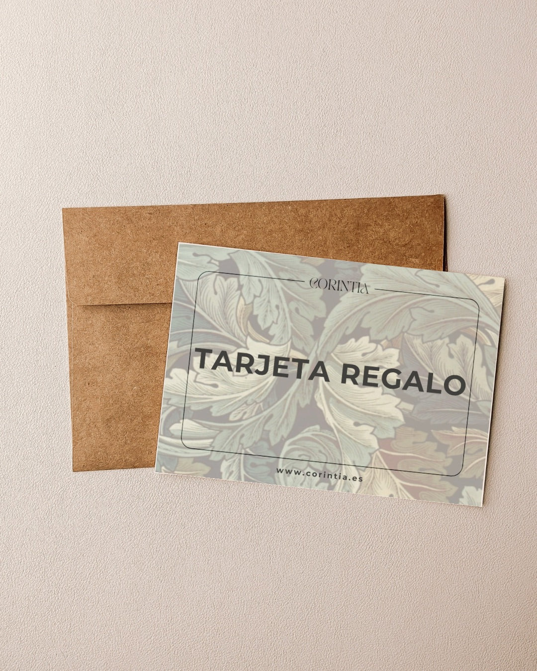 Tarjeta regalo de Corintia tienda de  vestidos de fiesta para bodas tallas grandes